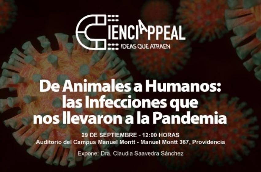 Cienciappeal: tercera charla abordará las enfermedades transmitidas de animales a humanos