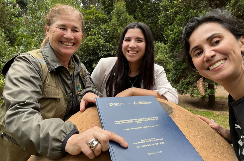 Equipo UM evaluó el impacto de los incendios en los suelos del Jardín Botánico de Viña del Mar