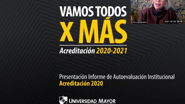 Autoridades dan a conocer los resultados del "Proceso de Autoevaluación Institucional” a la comunidad U. Mayor