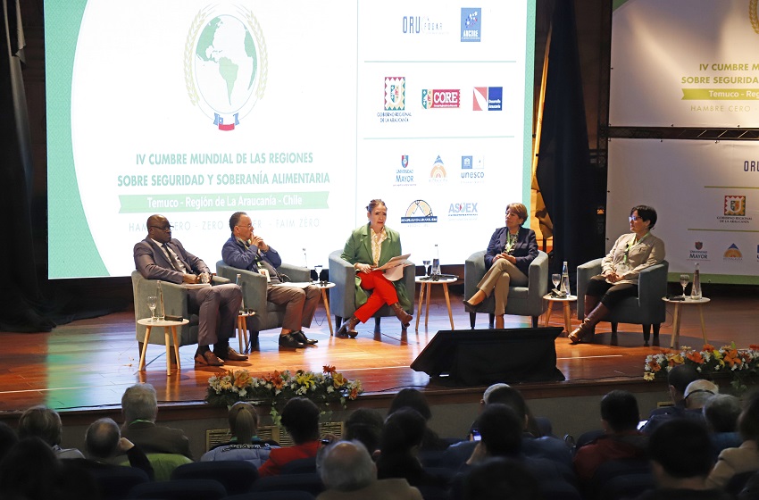 Hambre Cero: Cumbre Mundial de las Regiones cerró su cuarta versión en la sede Temuco
