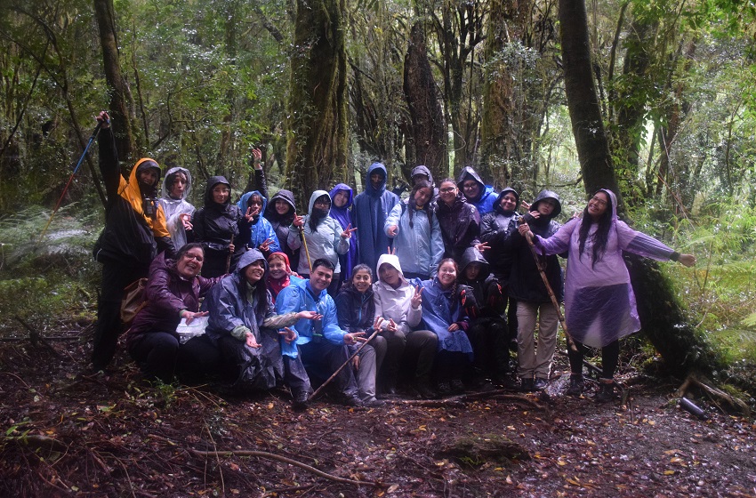 Estudiantes de la sede Temuco vivieron experiencia turística en el Parque Tagua Tagua 